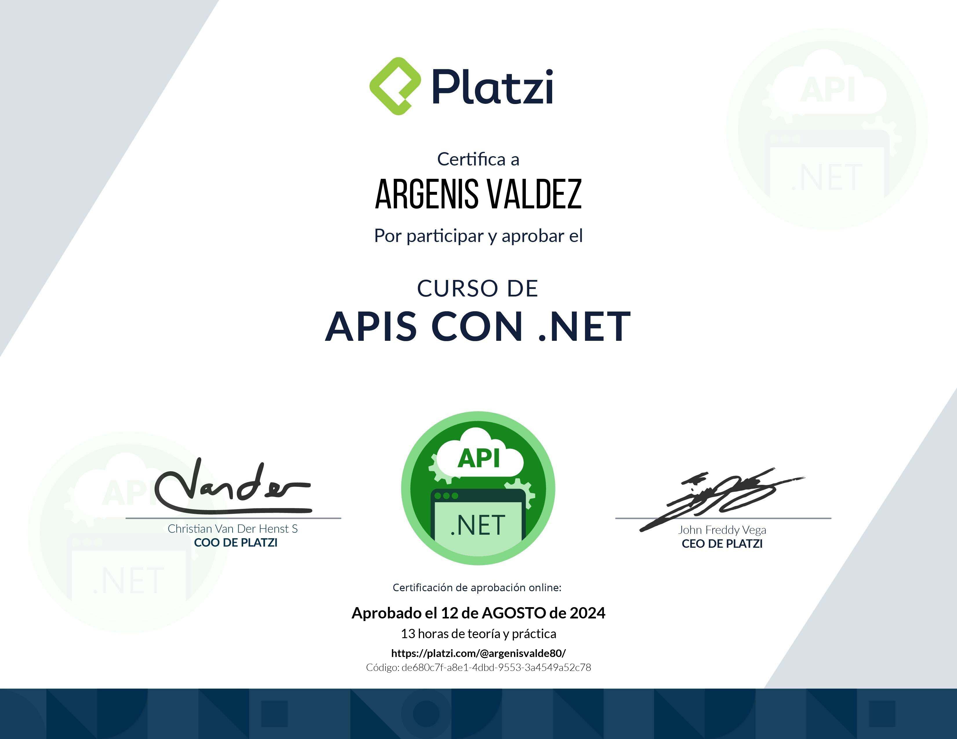 APIS con .NET